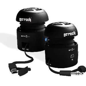    GR1 BK Go Rock Mini Portable Speaker For  Players/Laptops  