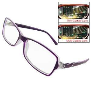   Ladies Dark Purple Full Frame MC Lens Plain Eyewear