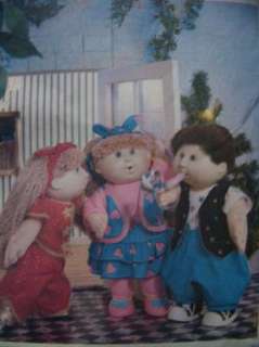 Cabbage Patch Kids Doll Clothes Pattern UNCUT with Transfer  