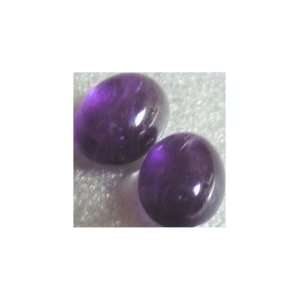 Purple Amethyst Gem Stones Cabochons 8x6 Mm Ovals Cabachons Gemstones 