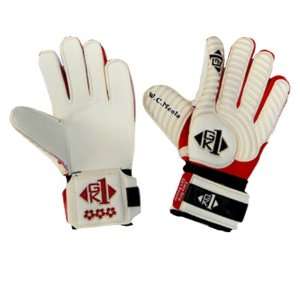  GK1 W.C. Meola Soccer Goalie Gloves WHITE/RED/BLACK 9 