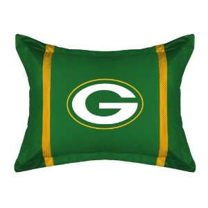 Green Bay Packers Locker Room Pillow Sham  Sports 