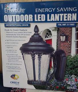 New ~ ENVIROLITE OUTDOOR LED LANTERN ~ Low Cost LED Lighting ~ Model 