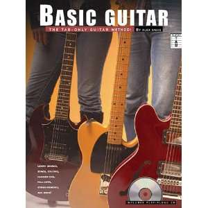  Davis Basic Guitar   The Tab Only Method   Book Musical Instruments