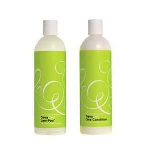  DevaCurl Low poo Cleanser 12 oz. & One Condition 12 oz Duo 