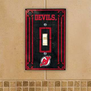 New Jersey Devils Light Switch Cover Single Glass  