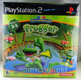 Konami Kids Frogger Hop Skip Jumpin Fun + Mat PS2 New 083717250586 