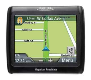 Magellan RoadMate 1220 GPS unit  OneTouch favorites menu   instant 