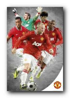 Manchester United FC Team Collage Poster 33687  