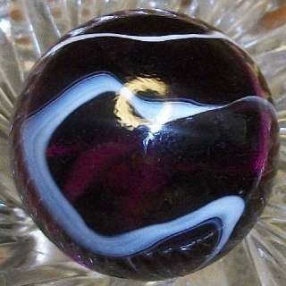 TAMMYS VINTAGE MARBLES 1 INCH HANDMADE GLASS MARBLE  