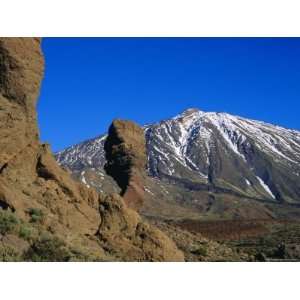 Mount Teide and Las Roques, Tenerife, Canary Islands, Spain Premium 
