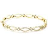 katie decker eternity 18k yellow gold and diamond bracelet $ 4600 00 