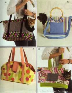 Dog Cat Pet BAG Carrier SEWING PATTERN Small/Teacup OOP  