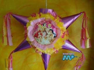 Pinata Princess B Day Party Holds Candy Star Shape  