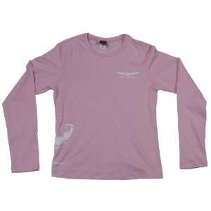 Joe Rocket Goldwing Womens Long Sleeve T Shirt Pink Small S 0881 9902 