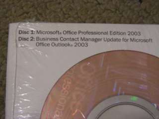 Microsoft Office 2003 Professional OEM New Sealed Free Ship  