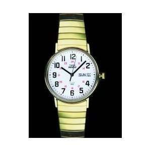  Timex Big Easy Reader Gold Tone Watch Health & Personal 