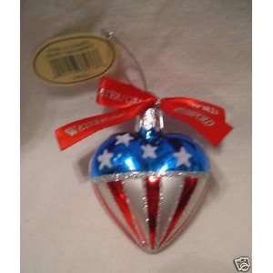  Waterford Holiday Heirlooms Stars and Stripes Heart 