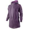 Nike AW77 Team Mid Season Half Zip Hoodie   Womens   Purple / Purple
