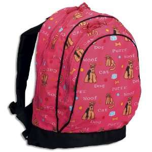  Wildkin Kids Dog & Cat Themed Backpack 