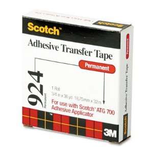Adhesive Transfer Tape Roll for Scotch® Tape Gun , 3/4 Wide x 36 