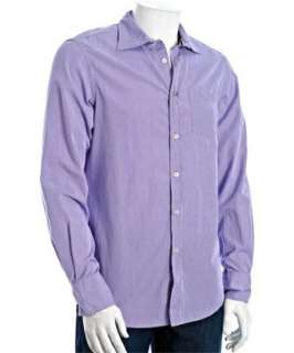Just A Cheap Shirt purple mini gingham cotton button shirt   
