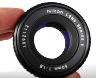 Nikon Lens Series E 50mm f 1.8 Pancake Japan Working Lens   Excellent 