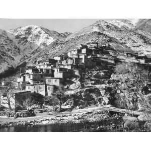  Small Village in the Hindu Kush Mountains, in the Lower 