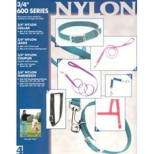  Single Ply Nylon Leashes 3/4 x 4 Hunter Green: Pet 