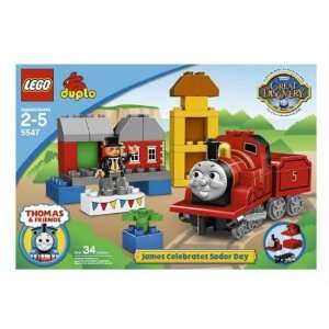  Lego Duplo James Celebrates Sodor Day Style # 5547 Toys 