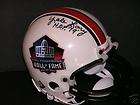 Packer Autographed Hall Fame Helmet  