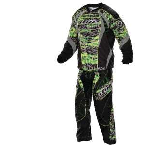 Dye 2012 C12 Paintball Jersey & Pants Combo   Lime Tiger Green  
