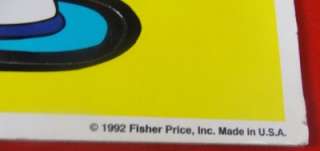 Vtg 1992 Fisher Price Frame Tray Clown Accordion Skateboard Jigsaw 