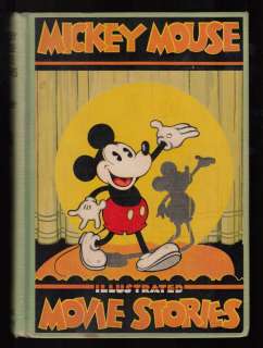 Walt Disneys MICKEY MOUSE MOVIE STORIES 1931 Hardcover 1st Print 