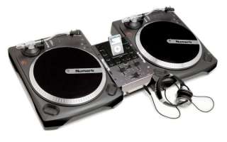 NUMARK iBATTLEPACK Dual DJ Vinyl Turntable Mixer + iPod  