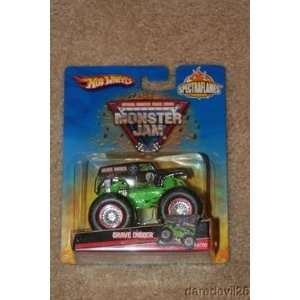   Grave Digger Spectraflames Monster Truck Hot Wheels Monster Jam 1/64
