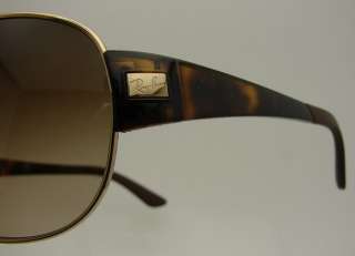 Authentic RAY BAN Gold Sunglasses 3467   001/13 *NEW*  
