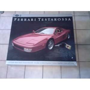   Testarossa 1/8 Scale Red Metal Vintage Car Model Kit: Toys & Games