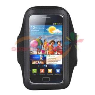 Black Exercise Sport Armband Running Arm Band Case for iPhone 4 4S S 