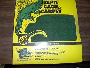 Reptile Cage Carpet 5 gallon size  
