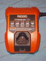 RIDGID R86049 12 VOLT BATTERY CHARGER LITHIUM ION  