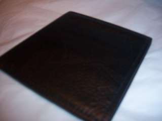 Rolfs Black Pebble Grain Leather Cardex Attache Wallet  
