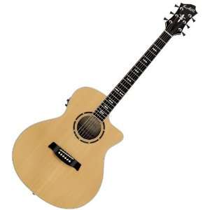   AUDITORIUM SOLID TOP ACOUSTIC ELECTRIC GUITAR Musical Instruments