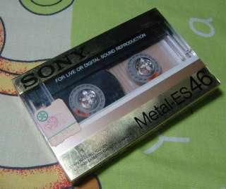 BRAND NEW SEAL METAL POSITION CASSETTE TAPE TYPE 4**SONY Metal ES 46 