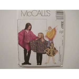 McCalls Pattern 3307 Childrens Ponchos and Pull On Pants Sizes XSM 