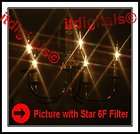 37mm rotating star 6f lens filter six point flares star
