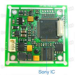 Mini 1/3 SONY CCD PCB Board Camera Audio 6mm Lens CCTV  