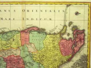 Orig oldcol coppermap T.Lotter Sri lanka ( Ceylon )  