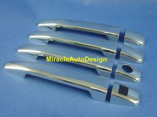 BMW CHROME STAINLESS STEEL OUTTER DOOR HANDLE COVER SET (W/BIG SENSOR 