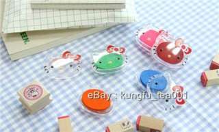 Sanrio Hello Kitty Die Cut Stamp Ink Pad Inkpad   Pink  